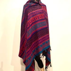 Wool blanket shawl woolen throw wool scarf new